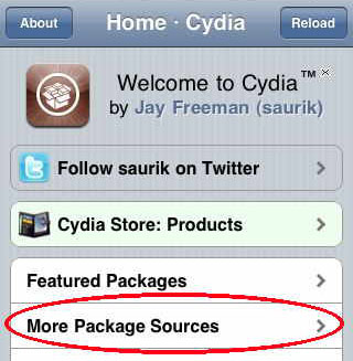 Cydia Sources