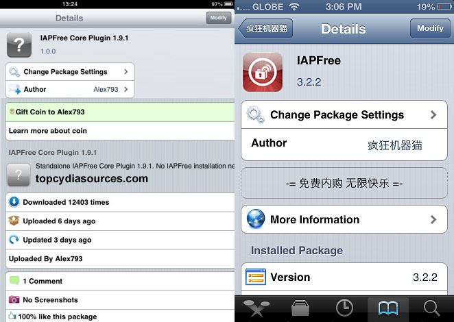 comment installer iapfree cydia