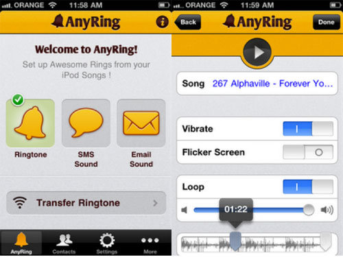 anyring iphone ringtone maker