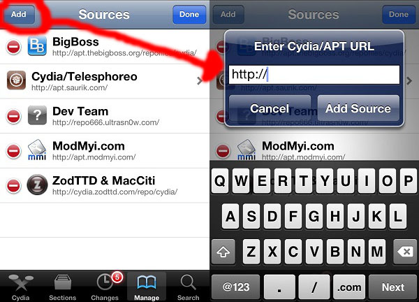 Add a Cydia Repo