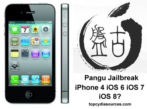 Pangu jailbreak iPhone 4 Cydia