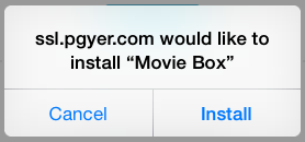 install Movie Box without jailbreak